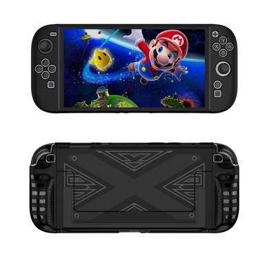 Zaštitna maska otporna na ogrebotine, kompatibilna s Nintendo Switch 2, crna