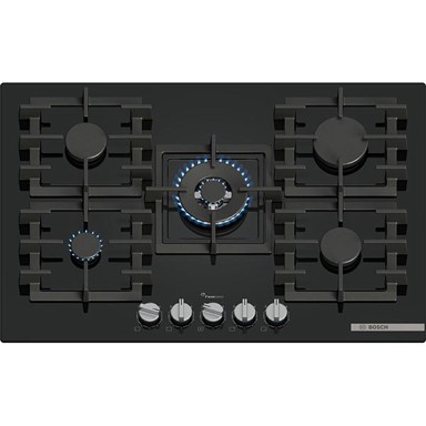 BOSCH Ugradbena plinska ploča PPQ7A6I40 FlameSelect, 75 cm, crna