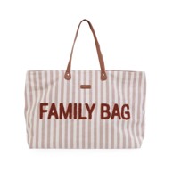 CHILDHOME Torba Family bag, prugice nude/terakota