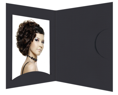 DAIBER Foto album Opti-Line Portrait folders, do 10 x 15 cm, crni, 100 kom