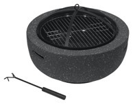 CATTARA Vrtna peć LA PALMA, siva