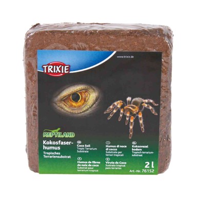 TRIXIE Podloga za terarije Coco Soil Press, 2 l