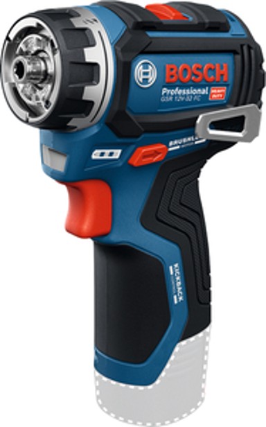 BOSCH Odvijač GSR 12V-32 FC, akumulatorski, solo alat, kartonsko pakiranje