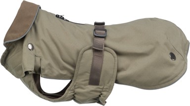 TRIXIE Kaputić za pse Hermy, maslinasto zeleni, S (43 cm)