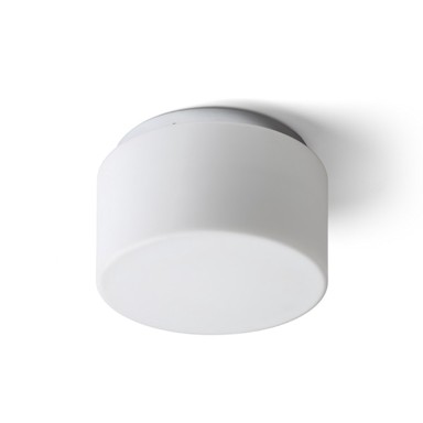 RENDL Stropna lampa, Arana R 27, opal staklo/krom, 230V, E27, 20W, IP44, bijela