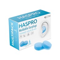 HASPRO Silikonski čepići za uši Mold6 plavi, 12 kom