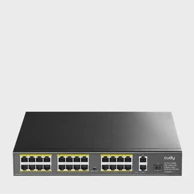 CUDY Switch FS1026PS1, 24x fast ethernet PoE priključaka, 2x gigabitni uplink, neupravljiv