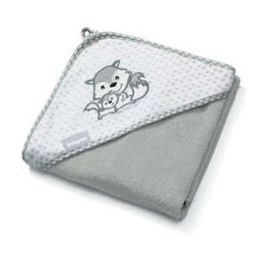 BABYONO Ručnik bambus, 100x100 cm, siva