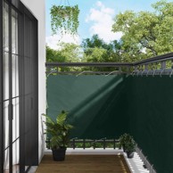 Balkon paravan, 110x200 cm, Oxford tkanina, tamnozelena