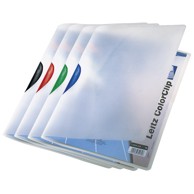 LEITZ Fascikl klip Color, PP A4, sorto