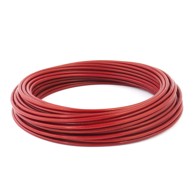 Čelično uže u PVC oplati, 5/8 mm, 50 m, pocinčano, crveno