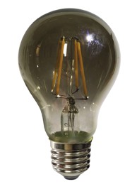 LED žarulja A60, 6W, 2700K, 220–240V, 300 lm, smoke