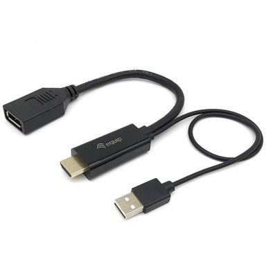 EQUIP Adapter, HDMI na DisplayPort, 0,15 m, 4K, 60 Hz