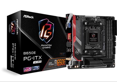 ASROCK Matična ploča B650E PG-ITX, AMD B650, DDR5, WiFi, s. AM5, mini ITX