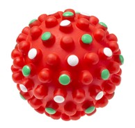 TULLO Grickalica za pse loptica 11,4 cm, crvena