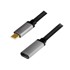 USB-C produžni kabel 4K 60 Hz 0,5 m, aluminijski