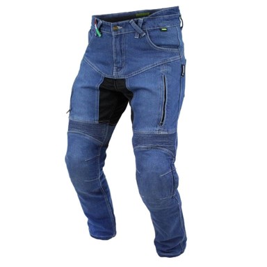 CAPPA RACING Muške motociklističke traperice Mugello, kevlar, plave, 40/34, 3XL