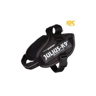 TRIXIE Oprsnica za pse Julius K9 XS/Mini-mini 40-53 cm/22 mm crna