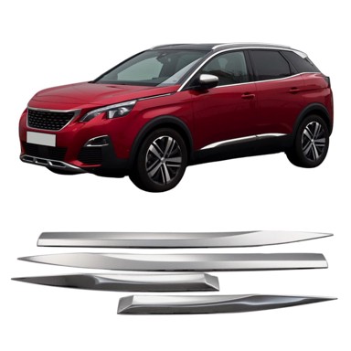 Bočne obloge vrata Peugeot 3008 SUV 2016-, kromirane
