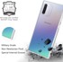 Maskica za Samsung Galaxy Note 10, silikonska, s bijelim okvirom, prozirna