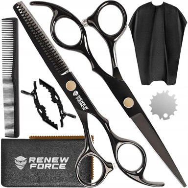 DEXXER Frizerski set, škare i pribor, nehrđajući čelik