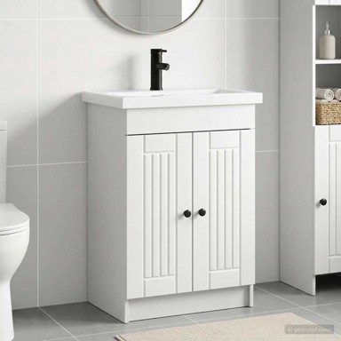 Set namještaja za kupaonicu 56 x 37,5 x 81 cm, bijeli