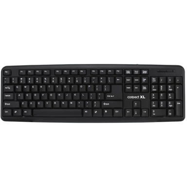 CONNECTXL Tipkovnica, QWERTY, USB, crna