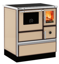 ALFA-PLAM Štednjak ALFA 70 DOMINANT ECO DESIGN, lijevi, crveni