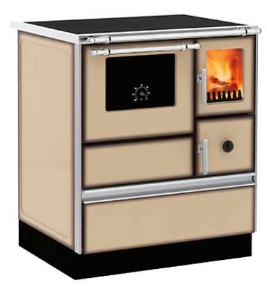 ALFA-PLAM Štednjak ALFA 70 DOMINANT ECO DESIGN, lijevi, crveni