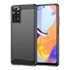 HURTEL Maska TPU Carbon Case za Xiaomi Redmi Note 11 Pro 5G / 11 Pro, crna