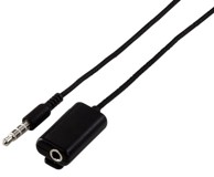 HAMA Audio adapter 3 u 1 mikrofon, 1,4 m, crni