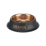 TRIXIE Posuda za pse Be Nordic metalna/gumeni rub 0,45 l/fi-19 cm crna/brončana