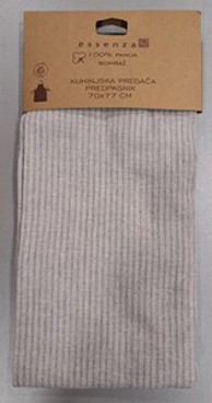 HRC Kuhinjska pregača printana, 70x77cm, siva