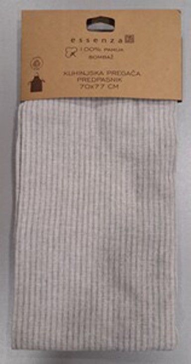 HRC Kuhinjska pregača printana, 70x77cm, siva