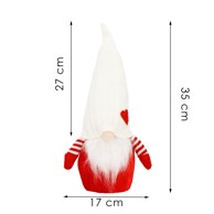 Božićni ukras gnom, 34×17 cm