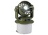 TRACER Prijenosna LED svjetiljka LightBreeze, solarni punjač, ventilator