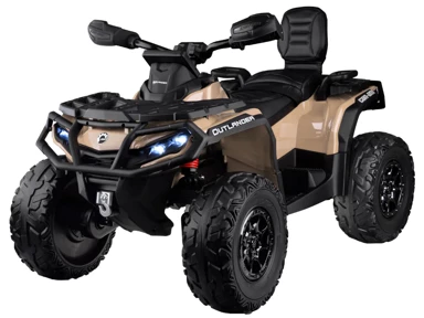 CAN-AM OUTLANDER Dječji quad na baterije za 2 osobe PA0326, 4x4, LED panel