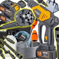 MAJSTER POLSKA Baterijski visokotlačni perač 6 u 1 Set 20V, 2x 4Ah, 60Bar