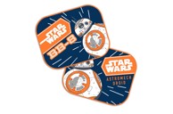 STAR WARS Zaštita od sunca za unutarnju stranu stakla 2 kom 44x35 cm 
