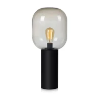 Stolna lampa, Brooklyn, MA107479, E27, 56 cm, crna/smoke