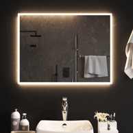 LED kupaonsko ogledalo, 90 x 60 cm