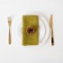 LINEN TALES Set od 2 zelene platnene salvete Classic, 40 x 40 cm