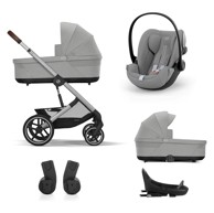 CYBEX Dječja kolica 4u1 Balios bundle M set, siva