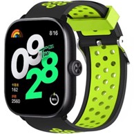Silikonski remen za Xiaomi Redmi Watch 4, crno-zeleni