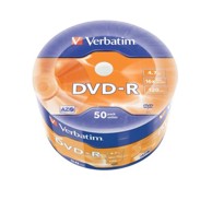 VERBATIM DVD-R Mediji, 16x, 4.7GB, 50 komada
