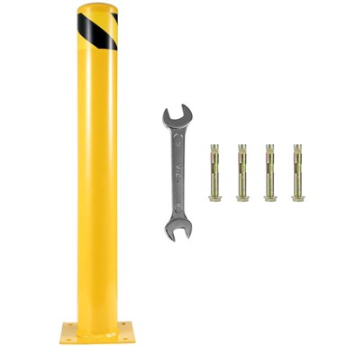 VEVOR Sigurnosni stupić BP-48-4.5 122 x 11,4 cm, žuti