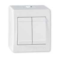 ALING CONEL serijski prekidač IP44 10AX 250V, bijeli