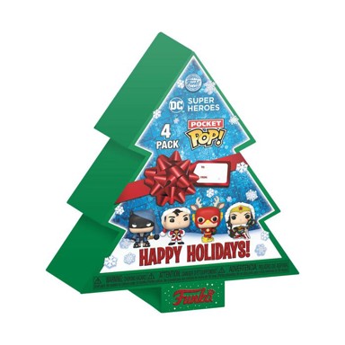 FUNKO POCKET POP - Dc Holiday - Tree Holiday Box 4-Pack