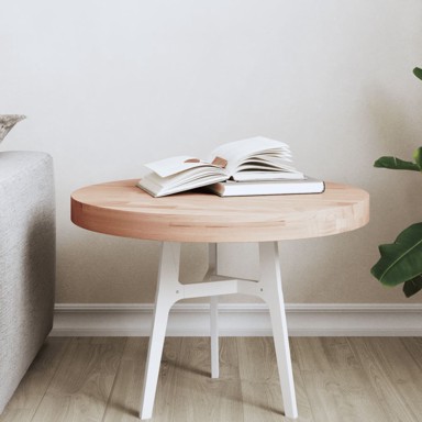 Stolna ploča Ø50x4 cm okrugla od masivne bukovine