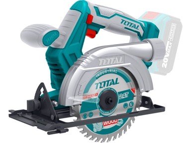 TOTAL Akumulatorska kružna pila TSLI1401 140 mm 20V, zelena